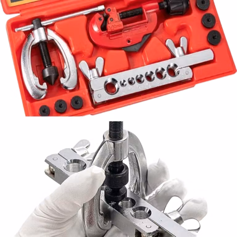 Kit di 10 pezzi per la riparazione di tubi per aspirapolvere, compatibile con alluminio e rame