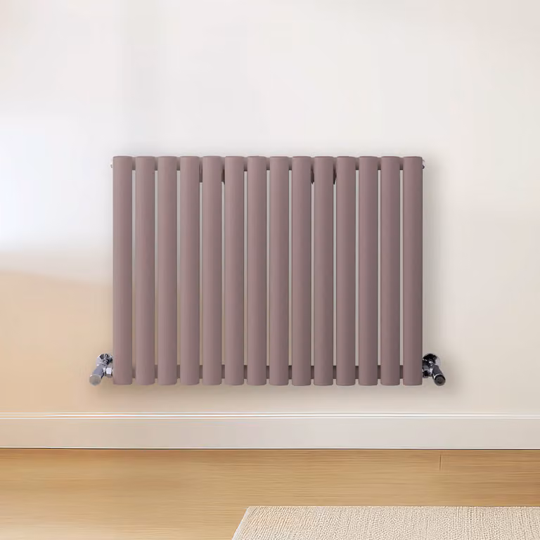 Radiatore di Design Orizzontale Viola (Dahlia Viola) - 600mm x 826mm - Pannello Doppio  - Revive