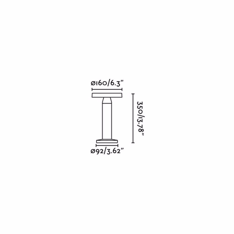 FARO BARCELONA Lampada LED da tavolo Cairo, nera, plastica, IP44, 21 cm dimmerabile, Nero, Soggiorno / Sala da pranzo, Plastica, Moderno, Lampade solari