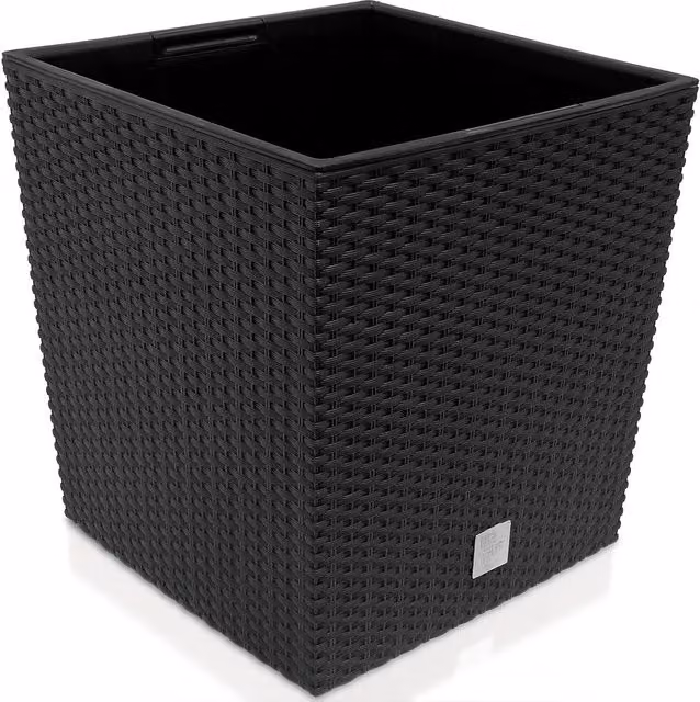 Vaso da esterno Rato Low Deuba antracite L: 32 cm, P: 32 cm, H: 33 cm