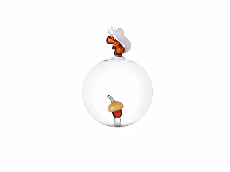 Acorns - Palla di Natale Scoiattolo Esterno - Set da 2