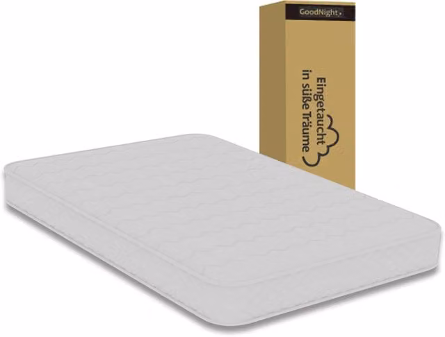 Materasso ibrido CIPACHO bianco con molle indipendenti e tessuto antibatterico L: 140 cm, P: 200 cm