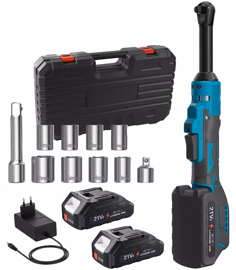 Avvitatore a percussione a batteria, design compatto, motore brushless ad alte prestazioni, kit standard da 80 Nm
