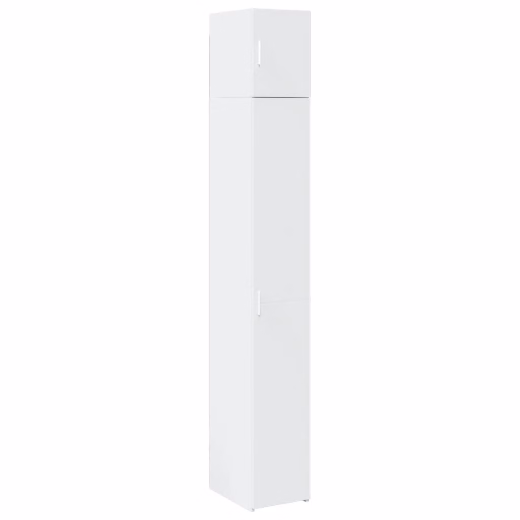 Mobile Sottile Bianco 30x42,5x225 cm in Truciolato