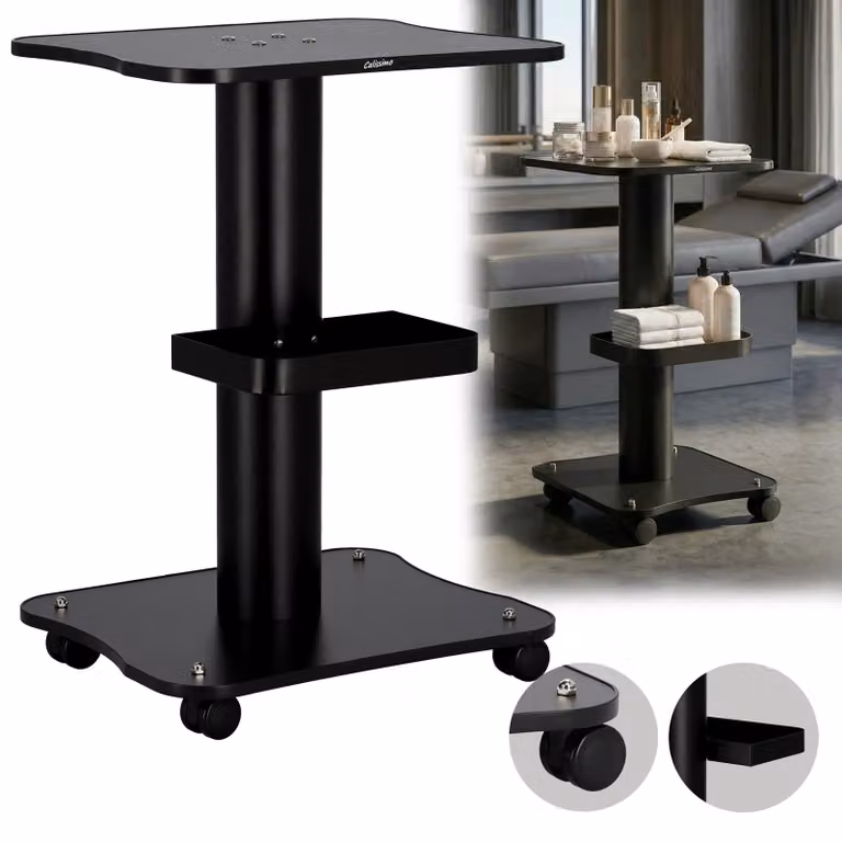 Assistente cosmetico parrucchiere per salone per attrezzature cosmetiche armadietto universale carrello tavolo su ruote