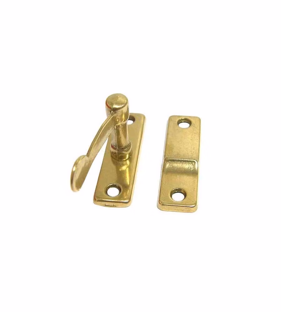 Mariva Tavellino Ottone Lucido alla Romana - 50x17 mm - Chiusura 20 mm