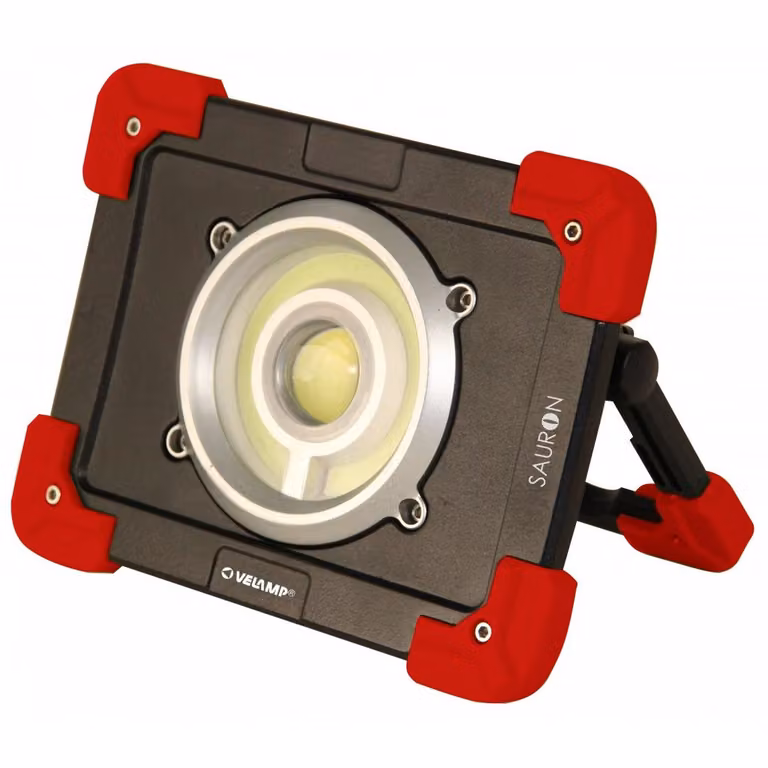 proiettore a led portatile ricaricabile con powerbank 20 w - 1200lm - 6500k
