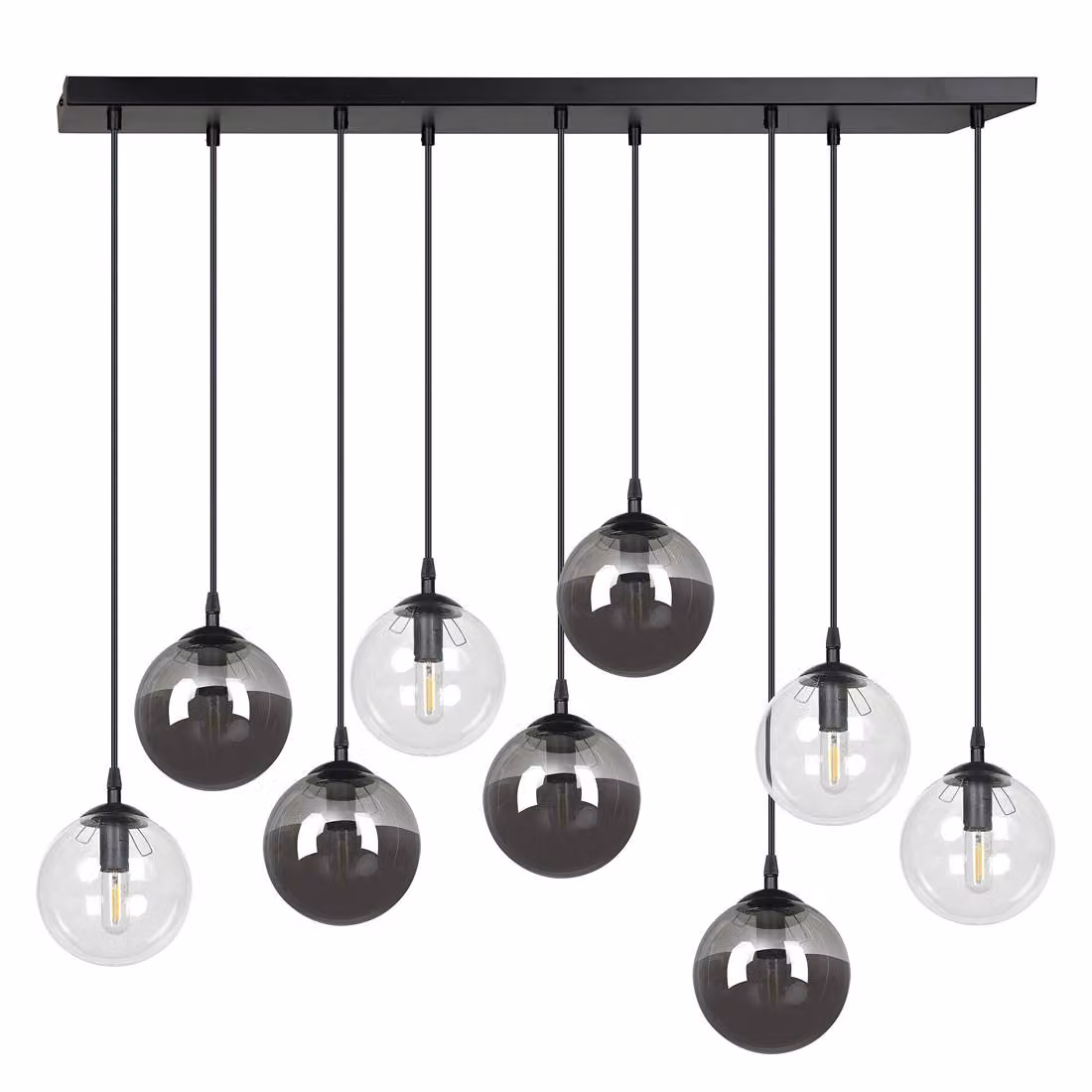 Lampadario Emibig 9xE14 40W COSMO 9 BL/MIXB 714/9M2
