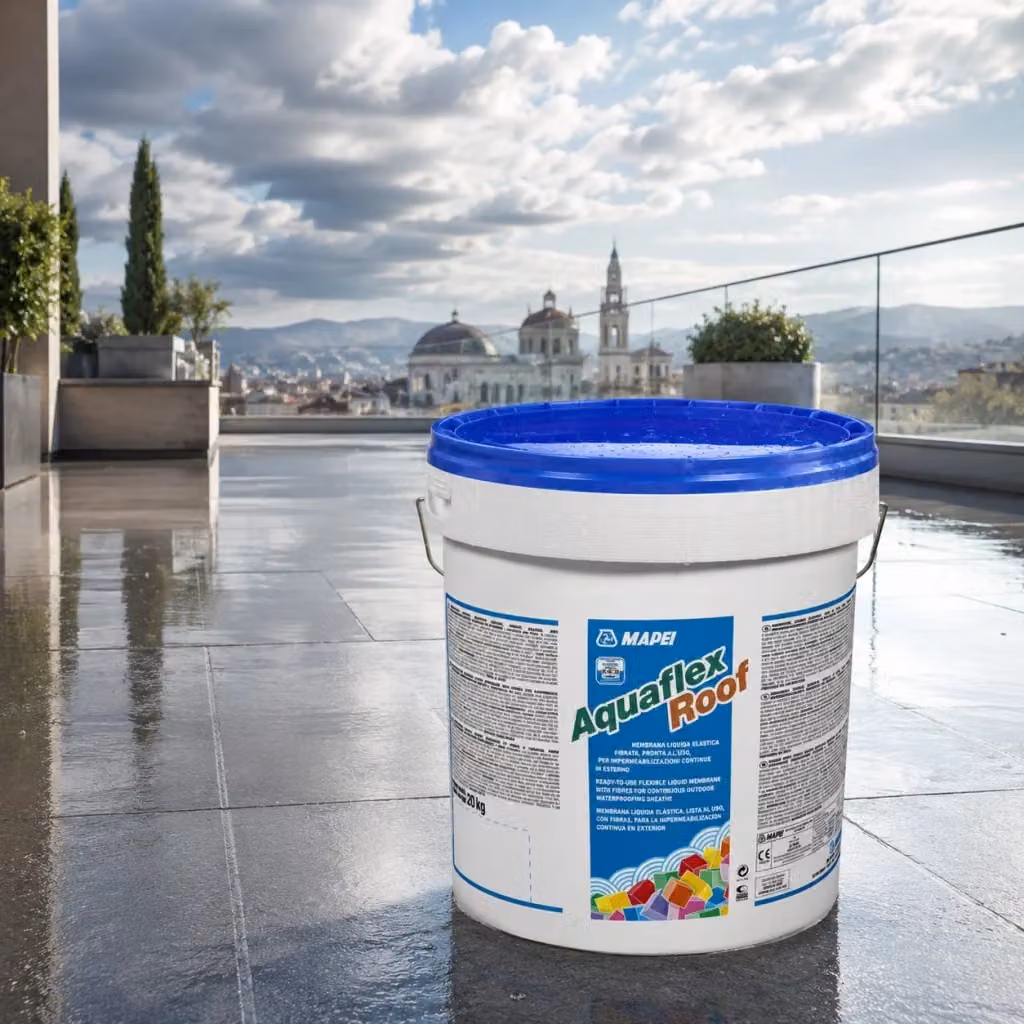 Mapei Aquaflex Roof Membrana Liquida Elastica Impermeabilizzante per Esterni, Formato 20 kg – 2