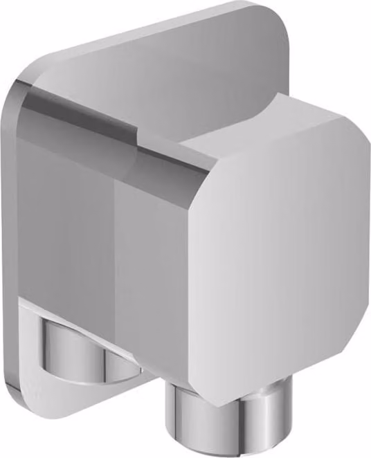 Beitz & Walz Aqvadesign Raccordo a gomito da parete 1/2" / bordo arrotondato / cromato