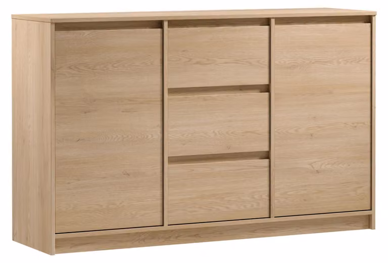 Cassettiera combinata CLAREN - rovere cremona