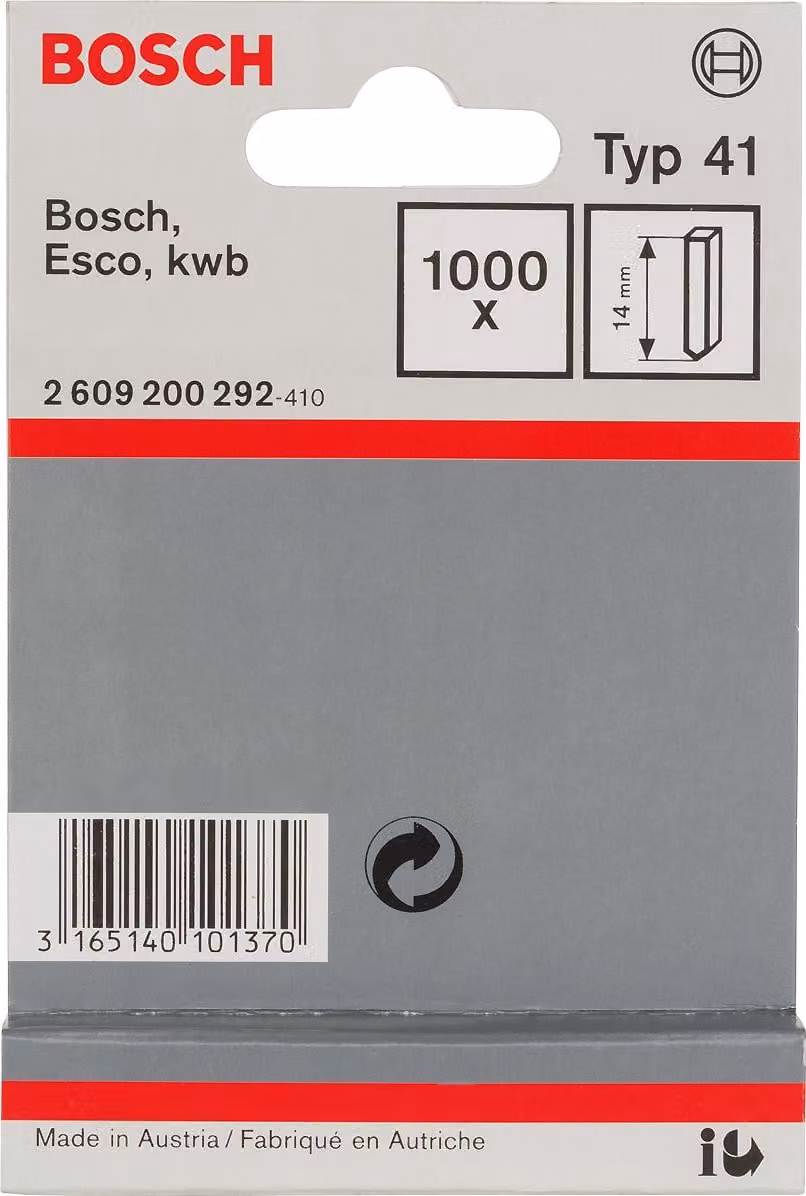 Bosch 1000 perni 14 mm, tipo 41