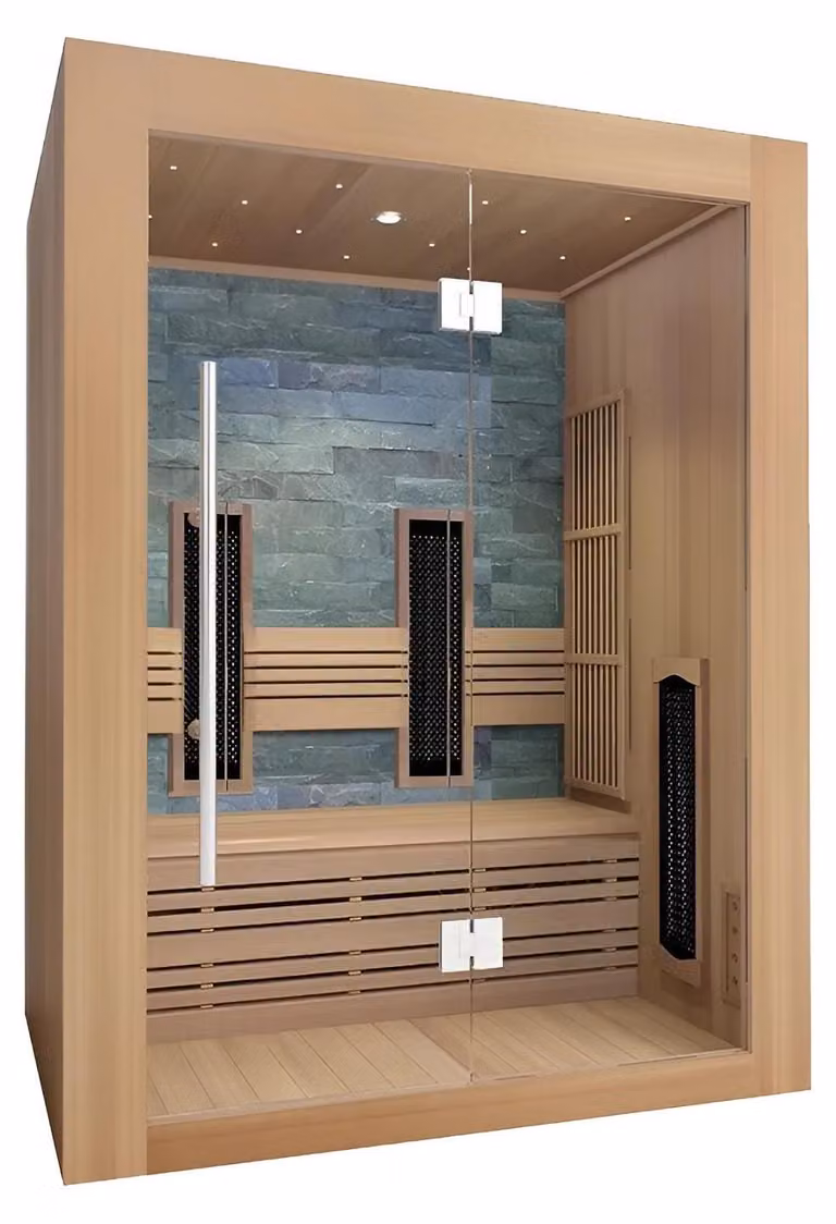 Infrarot-Sauna mit Carbon- und Keramikheizsystem Sauna für 2 Personen