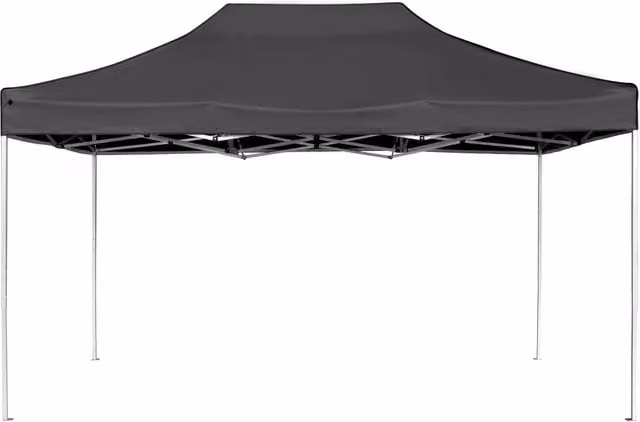 Gazebo Professionale Pieghevole Alluminio 4,5x3 m Antracite 45493