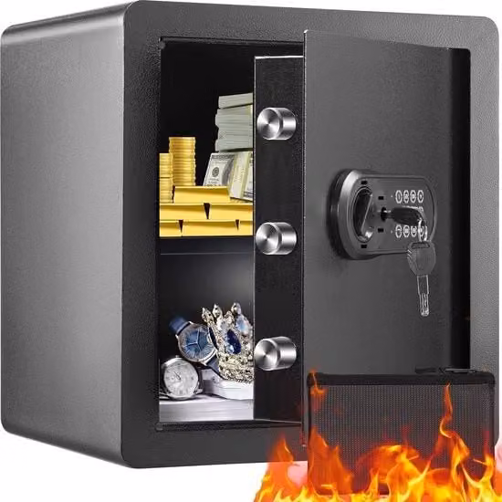 Cassaforte elettronica in acciaio Jeghi colore nero L/P/H: 40 x 33 x 43 cm