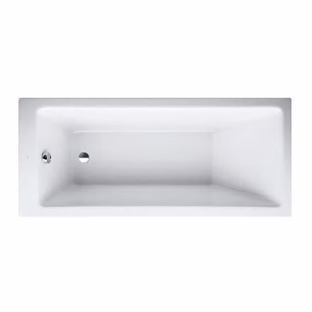 Laufen Pro - Vasca da bagno con struttura 1600x700 mm, bianco H2339510000001