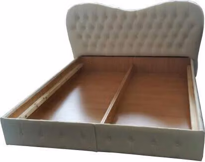 Chesterfield XXL Big Bett Designer Polsterbett Betten Doppelbett Leder