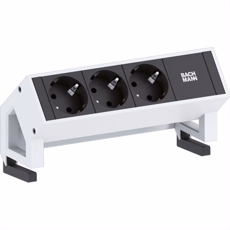 BACHMANN DESK2 3x contatto di terra GST18 Inox