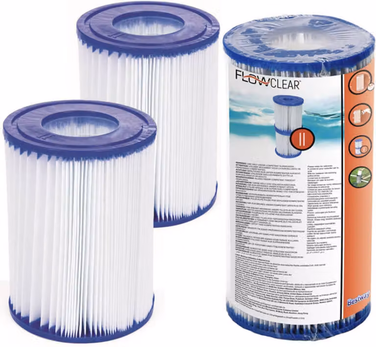 Filtro Bestway tipo II cartuccia pompa 2 pz 58094 universale