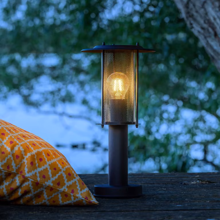 Lampada da esterno - altezza 40 cm - moderna lampada da giardino per esterni, grado di protezione IP44