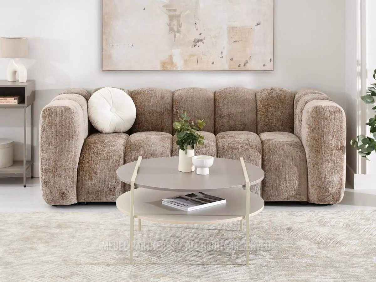 Tavolino JOVITO - beige / crema