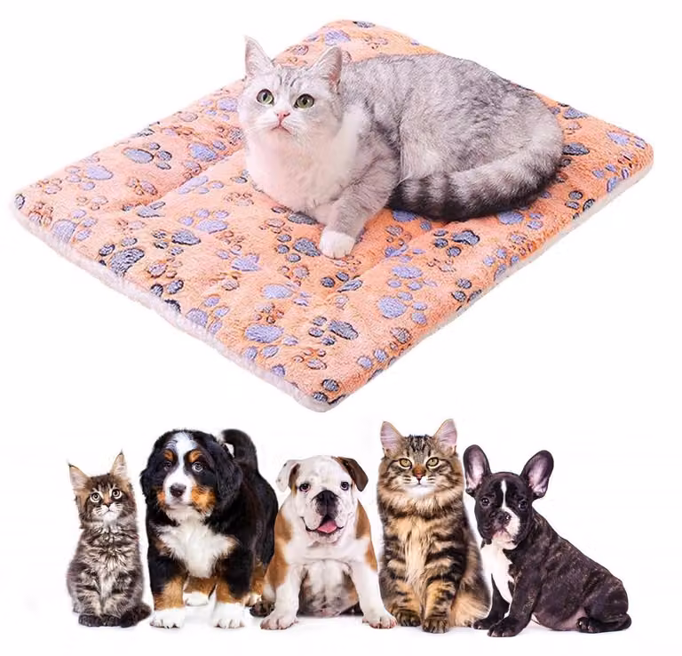 Coperta riscaldante per animali domestici, tappetino riscaldante per l'inverno, dimensioni 60 x 48 cm