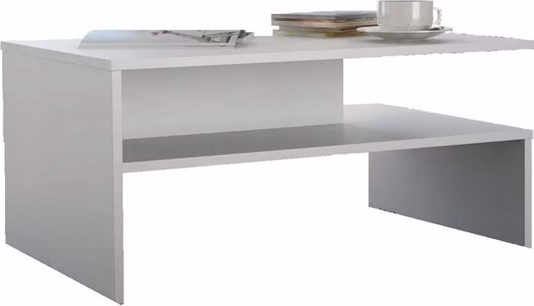 Tavolino bianco OLA, tavolino moderno