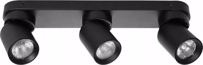 ORNO | Lampada Da Soffitto E Parete Malta SP 3 - Nera - Design Moderno - Energoefficiente E Universale