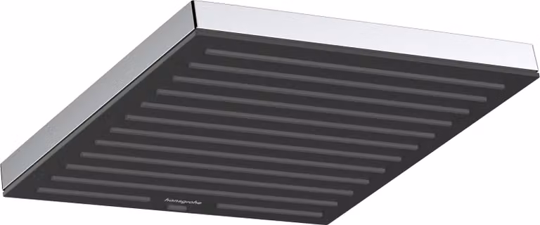 Doccia a pioggia Pulsify, diametro 260 mm, cromata, 1 getto, forma rettangolare