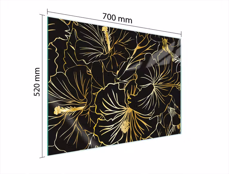 Piastra Di Protezione In Vetrina Per Fiori Di Erba 70X52