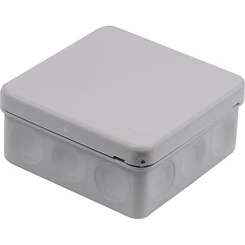 5 pezzi Scatola di derivazione IP 55 86mm grigio 2,5qmm 400V - Scatola da superficie 86x86mm AP9/G