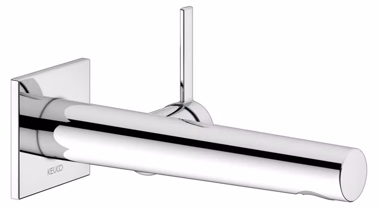 KEUCO IXMO Pure Mitigeur monocommandé pour lavabo encastré, 197mm, rosace carrée, 59516011102, 59516011102