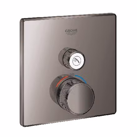 Termostato Grohtherm SmartControl 29123 eckig FMS ein ASV grafite dura