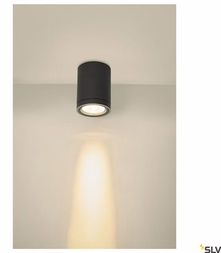 Enola Round L Plafoniera LED antracite CCT 3000/4000K Colore luce regolabile IP65