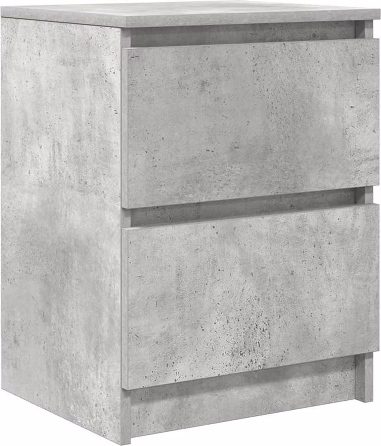 Mobile Porta TV Grigio Cemento 40x35x54 cm in Legno Multistrato