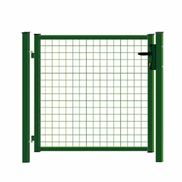 Cancello pedonale Ferrobulloni verde con telaio e maglia in acciaio plastificato in poliestere L: 100 cm x H: 100 cm – 2