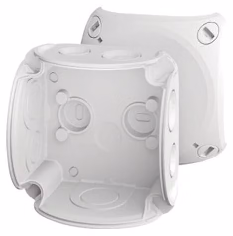 Hensel DK 0100 G Scatola di derivazione senza morsetto Montaggio esterno grigio HxLxP 84x84x55 mm
