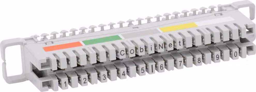 Binario di collegamento LSA 2/10 fino a 10 coppie 1020 055