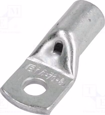 1 morsetto a anello: morsetto a tubo per cavi, connessione a crimpare, sezione 50÷70 mm², filettatura M8, rame, BM 01937, isolato