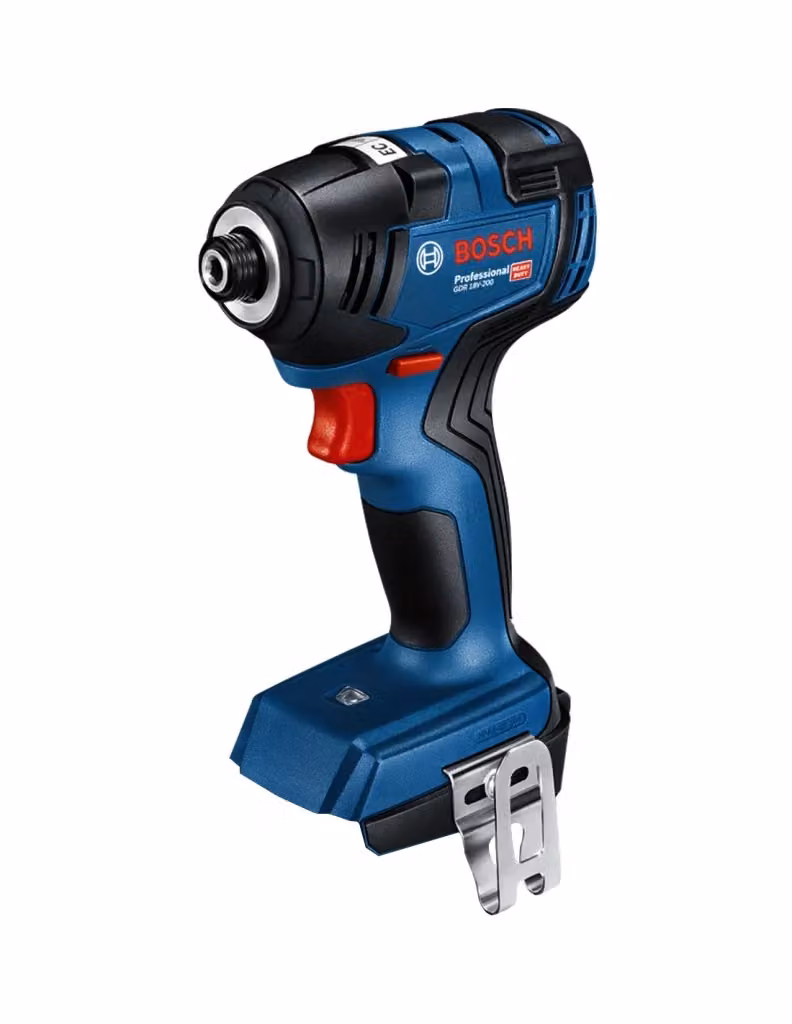 Avvitatore a massa battente Bosch GDR 18V-200 con 2 batterie da 4,0 Ah, caricabatterie GAL18V-40 e custodia L-Case, colore blu – 2