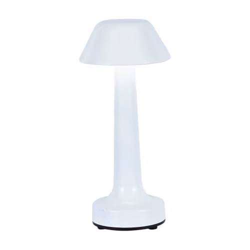 V-TAC Lampada LED da Tavolo 1W Colore Bianco ricaricabile con USB C Touch Dimmerabile 3in1