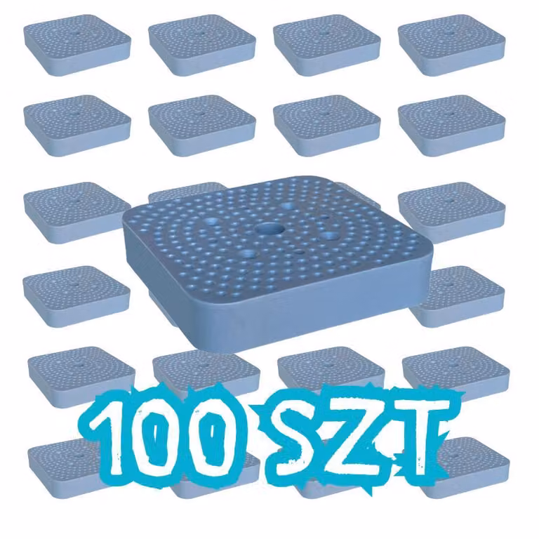 Tamponi di montaggio SOLID fino a 10 tonnellate 100x100 mm spessore 20 mm 100 pz