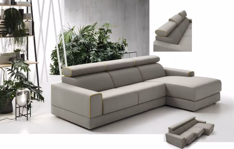 Ladestation Eckcouch Sofa Couch Sofas Couchen Garnitur Möbel Stoff alfitalia