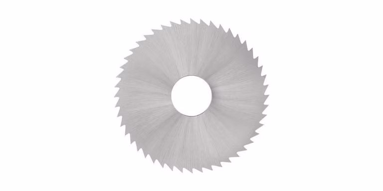 Foglia circolare metallica DIN 1837 D50xB0,8 mm HSS, numero di denti 80