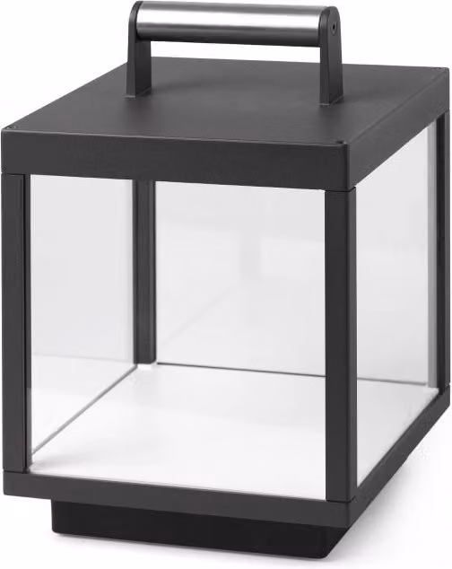 Lampada Portatile LED KERALA di Faro Barcelona, Colore Nero, con Batteria Ricaricabile e Protezione IP54 per Uso da Tavolo o Giardino
