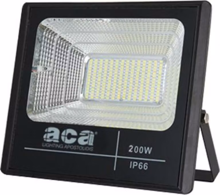ACA Lighting Solar SMD LED Spotlight 200W 6000K IP66 120d Ra70 SV20060
