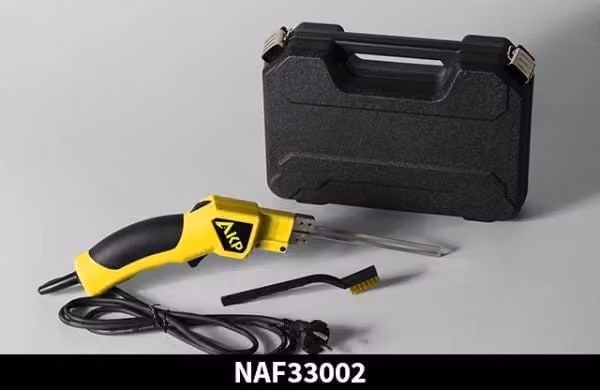 Coltello a caldo Akifix 100mm con batteria ricaricabile 18V AKP 2A, colore giallo
