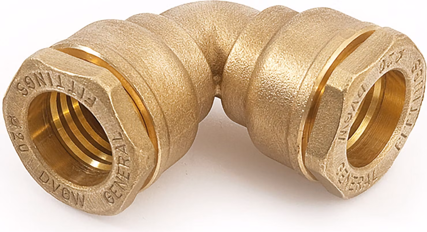 PE angolare in ottone 20 mm : 20 mm Dimensioni: 20 mm