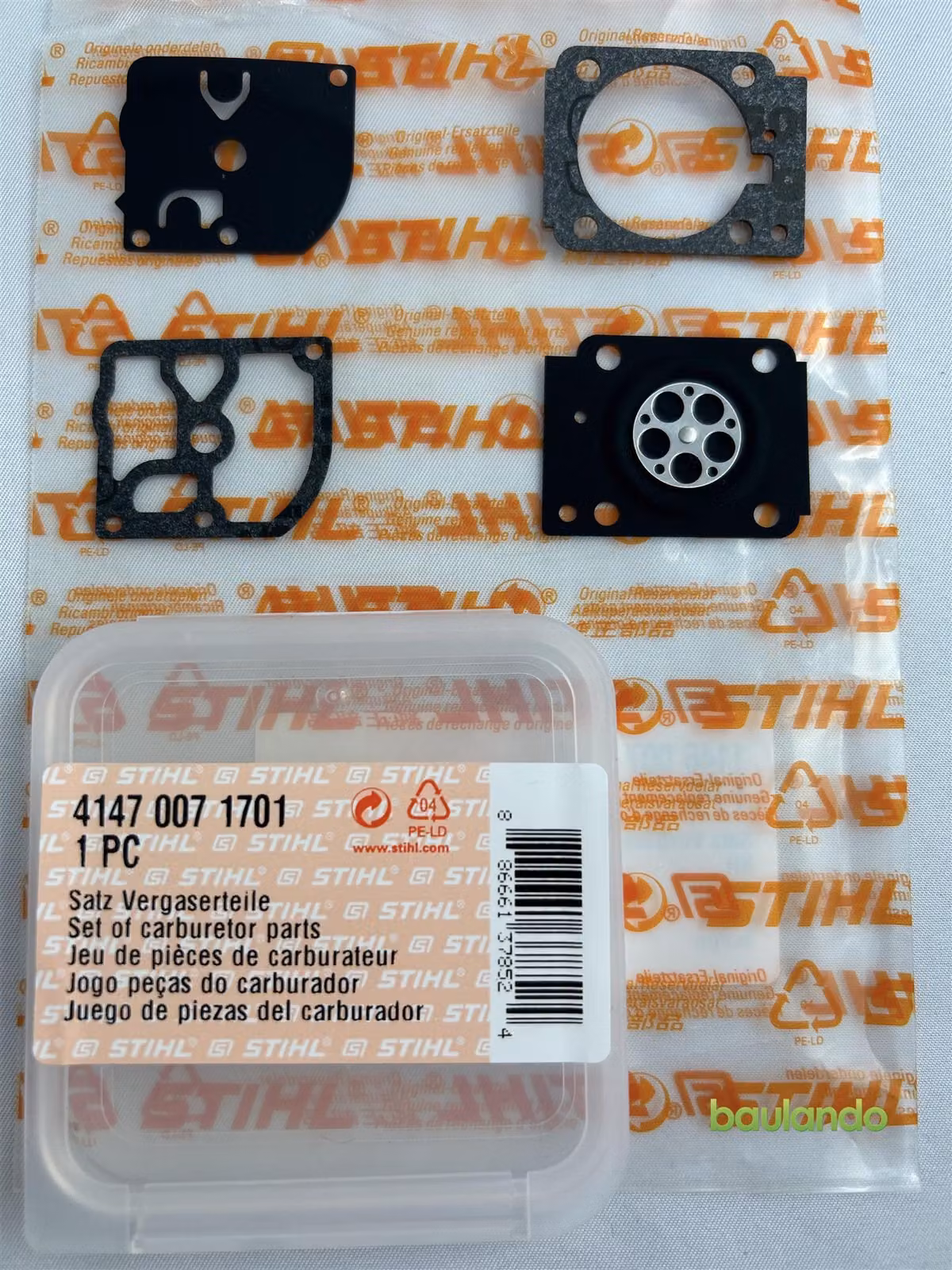 Kit di riparazione del carburatore STIHL 41490071701, HL94, FS94, KM94