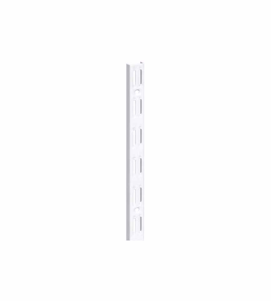 Cremagliera binario doppio - 150 cm. - bianco